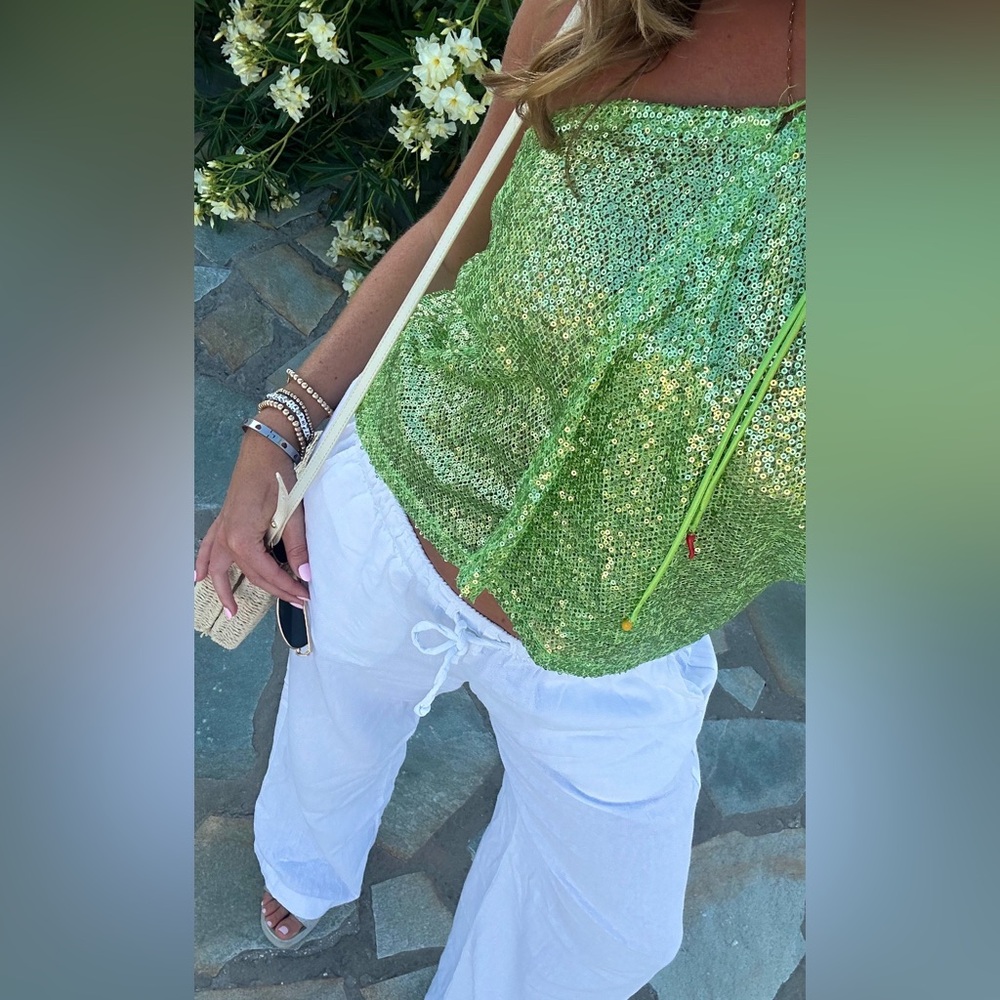 Sequin top or cover up